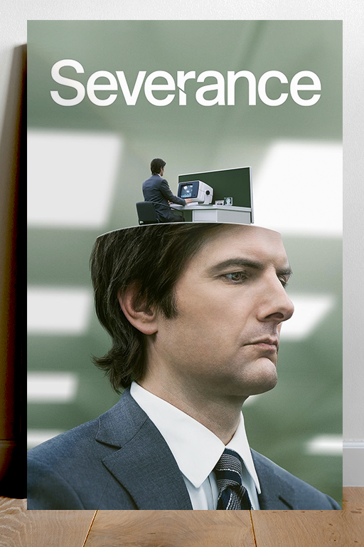 Severance: Adam Scott | Premium Gloss Poster | TV Show Memorabilia | Unique Severance Design | Trendy Home Decor