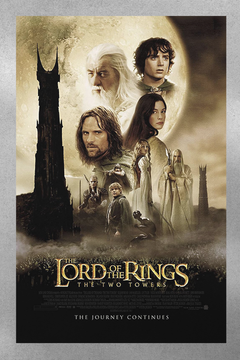 LOTR The Two Towers | Aragorn Premium Gloss Poster | Film Memorabilia | LOTR The Two Towers Design