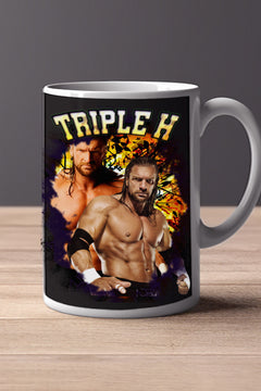 Triple H 11oz Mug | Pro Wrestling Merchandise | Wrestling Legend Design - Shopify & Etsy SEO Keywords Triple H | Pro Wrestling | Collector's Item