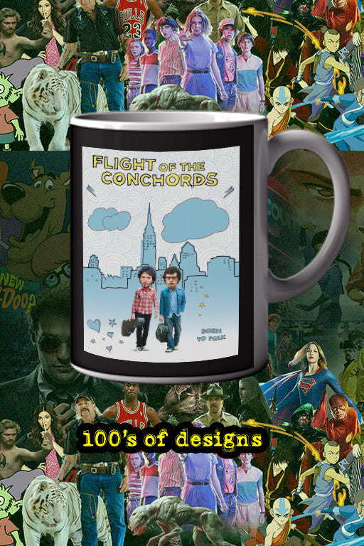 Flight of the Conchords 11oz Mug | TV Show | Comedy | Jemaine Clement Design