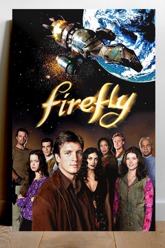 Firefly | Nathan Fillion | Jewel Staite | Premium Gloss Poster | TV Show Firefly Design