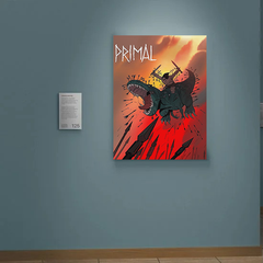 Primal Canvas Print | Fang-tastic Primal Design | TV Show Fan Art | Genndy Tartakovsky