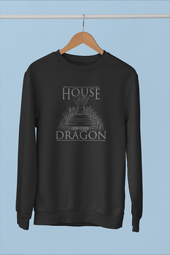 House of The Dragon Iron Throne Sweatshirt | Game of Thrones Inspired Jumper | Fantasy Dragon Graphic Top | Westeros Winter Apparel