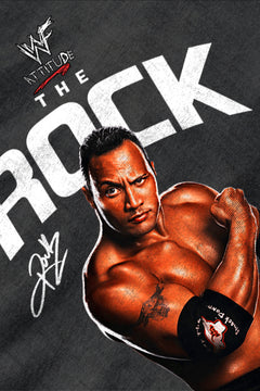 THE ROCK WWE Attitude Era Tee | Dwayne Johnson Vintage Wrestling Shirt | SmackDown Legend Merch