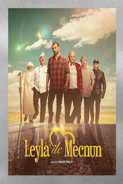 Leyla ile Mecnun Poster | Premium Gloss Design | TV Show Decor | Etsy SEO | Turkish TV Series | Cetin Tekindor | Binnur Kaya | Unique Wall Art