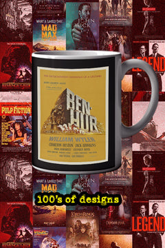 Ben-Hur 11oz Mug Charlton Heston Vintage Film Memorabilia | Ben-Hur Design Collectible Cup for Movie Fans on Shopify and Etsy