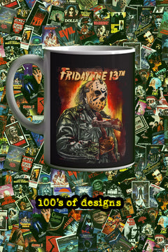 Halloween Friday the 13th 11oz Mug | Horror Film Poster Design