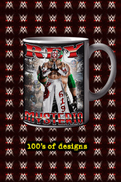 Rey Mysterio 11oz Mug | Pro Wrestling | Rey Mysterio Design