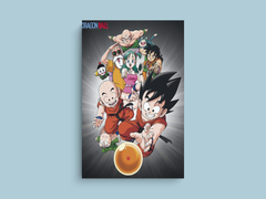 Dragon Ball Canvas Print | Goku Super Saiyan Design | TV Show Fan Art Home Decor