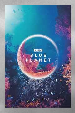 The Blue Planet David Attenborough Gloss Poster | TV Show Design | Ocean Documentary Art | Premium Quality Print | Wall Decor for Nature Lovers