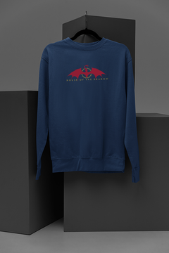 House of The Dragon Dragon Logo Sweatshirt | Game of Thrones | HBO | Dragon Symbol | House Targaryen | Westeros | Fantasy Apparel