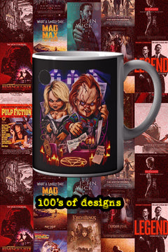 Halloween Bride of Chucky 11oz Mug | Horror Film Fan Gift | Cult Classic Poster Design