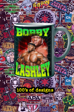 Bobby Lashley 11oz Mug Pro Wrestling Bobby Lashley Wrestler | Wrestling Fan Gift Mug