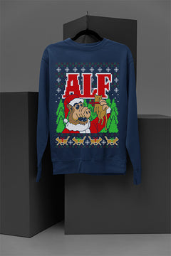 "UGLY Alf from ALF Show Dressed as Santa | 80s TV Icon | Christmas