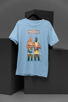 Wrestelamania 1 WWE T-shirt | Retro Wrestling Champion Apparel | 1980s
