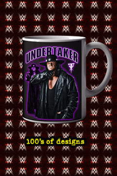 UNDERTAKER 11oz Mug Pro Wrestling Fan | Vintage WWE Undertaker Design | Collectible Wrestling Memorabilia Mug