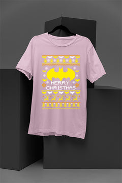 UGLY Gotham Christmas T-Shirt | Batman Holiday Fun | Vintage Era Bat Style | Dark Knight Xmas