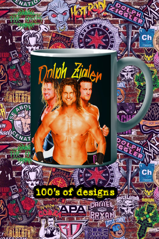 DOLPH ZIGGLER 11oz Mug | Pro Wrestling | WWE Fan | Wrestling Gift | Zig Zag Design