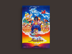 Aladdin Canvas Print | Film | Genie | Jasmine | Aladdin Design