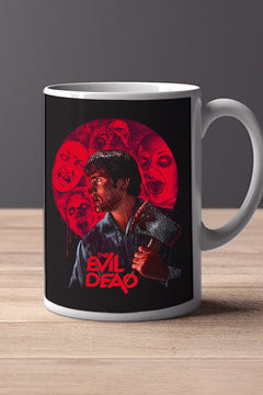 Halloween The Evil Dead Movie Poster 11oz Mug | Horror Film Fan Gift | Vintage Horror Movie Mug | Evil Dead Design Cup