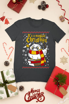 KIDS UGLY: Harry Potter Christmas | Hogwarts Style | Magical Kids Christmas Tee