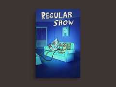 Regular Show Canvas Print | Mordecai and Rigby | TV Show Art Decor