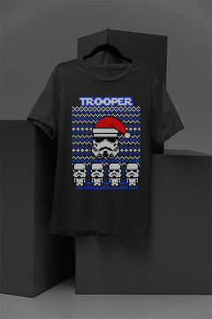 UGLY Galactic Festivities | Star Wars Storm Trooper in a Santa Hat | Christmas Ugly Designs