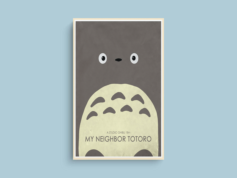 My Neighbour Totoro Canvas Print featuring Totoro | Film Print | Studio Ghibli Art | Home Decor | Movie Poster - 150 characters.