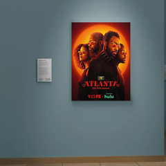 Atlanta Canvas Print | Donald Glover | TV Show Poster Art Decor | Atlanta Design | Home Wall Art | Urban Hip Hop Vibes | Unique Gift Idea