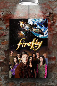 Firefly | Nathan Fillion | Jewel Staite | Premium Gloss Poster | TV Show Firefly Design