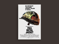 Full Metal Jacket Canvas Print | Film Design | Matthew Modine Art Print