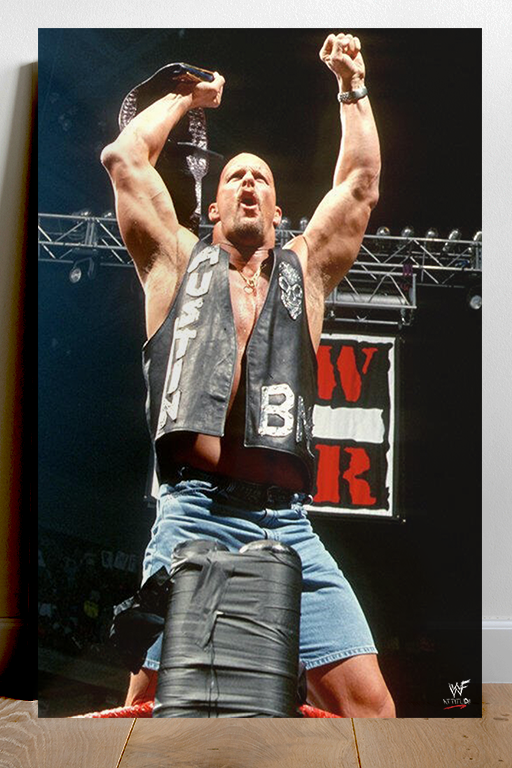 WWE Attitude Era Premium Gloss Poster | Stone Cold Steve Austin 3:16 Design | Wrestling Icon Decor Print | Vintage WWE Attitude Era Memorabilia | Exclusive Austin 3:16 Poster Print