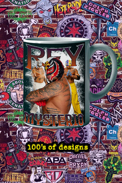 Rey Mysterio 11oz Mug | Pro Wrestling | WWE Legend Rey Mysterio Design