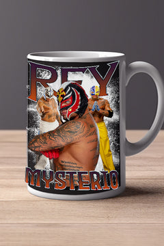 Rey Mysterio 11oz Mug | Pro Wrestling | WWE Legend Rey Mysterio Design