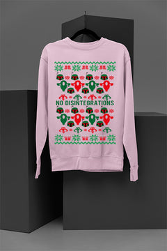 UGLY Star Wars No Disintegrations Christmas Sweatshirt | Mandalorian Vibes | Galactic Festivities