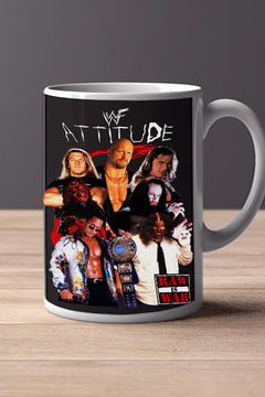 ATTITUDE ERA 11oz Mug | Pro Wrestling | Stone Cold Steve Austin Image