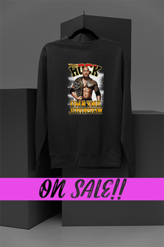 The Rock WWE Sweatshirt | Attitude Era | WWE Superstar Merchandise | Dwayne Johnson Apparel