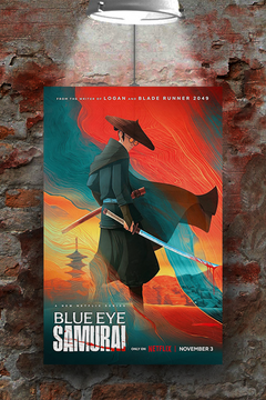 Blue Eye Samurai | Aarif Rahman | Gloss Poster Print | TV Show Merchandise