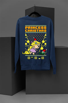 UGLY Christmas Princess | Retro Ugly Christmas Sweater | Vintage Christmas Princess Sweatshirt | Nost