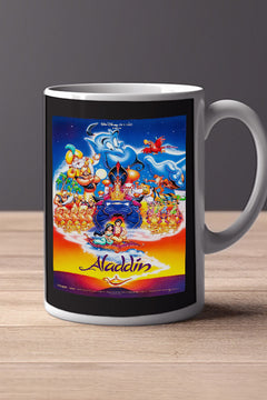 Aladdin 11oz Mug Poster Design | Film Memorabilia - Aladdin, Lead Actor's Name