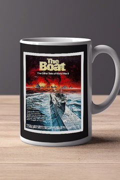 The Boat 11oz Mug Featuring Lead Actor's Name | Film Memorabilia | Unique Design