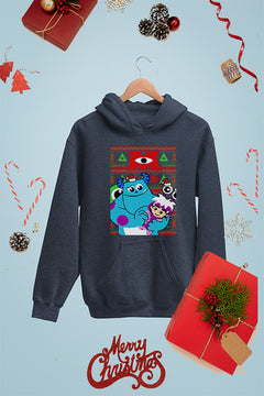 KIDS UGLY Monster Inc Christmas: Festive Festivities | Kids Christmas Ugly Design Hood