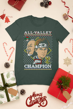 UGLY Retro The Karate Kid Miyagi Daniel All Valley Christmas T-Shirt | 80s Cobra