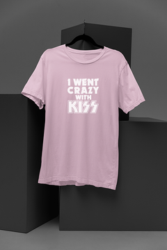 Kiss I Went Crazy With Kiss | Vintage Rock Band Tee | Retro Glam Metal | Kiss-inspired Shirt | 1970s Rock Icon | Gene Simmons | Paul Stanley Fashion | Music Fan Merch | Wild Rocker Style | Iconic Rock Band Shirt