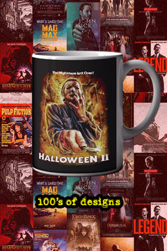 Horror Halloween 2 11oz Mug | Horror Film Design | Halloween 2 Art | Creepy Drinkware