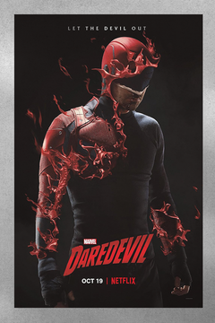 Daredevil Charlie Cox Poster | TV Show Fan Art | Premium Gloss Print