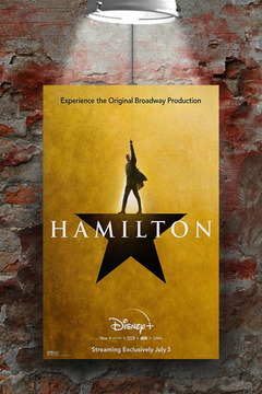 Hamilton Lin-Manuel Miranda Gloss Poster | Film Memorabilia | Broadway Musical Art Print | Hamilton Fan Gift | Theatre Lover Decor