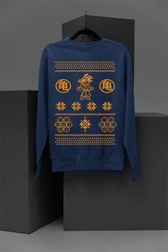 UGLY Dragon Ball Goku Christmas Chaos Sweatshirt | Goku Christmas Sweater | Festive Dragon Ball Z