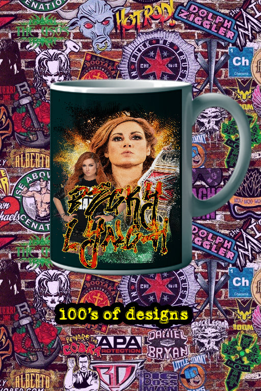 Becky Lynch 11oz Mug | Pro Wrestling | WWE | Wrestling Gifts | Becky Lynch Merchandise