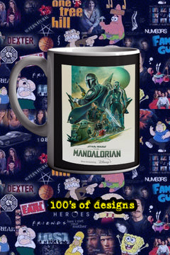 The Mandalorian 11oz Mug | Pedro Pascal TV Show Poster Design